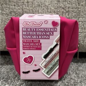 Too Faced Pink Beauty Essentials Mascara Set